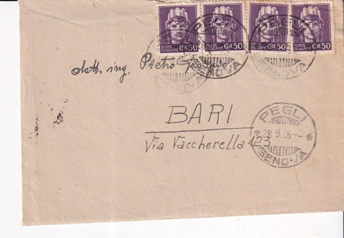 Regno italia 1945 - regno, busta