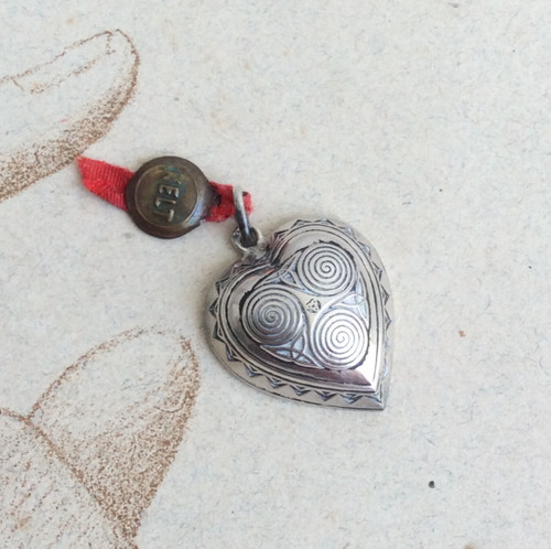 Pendentif kelt coeur argent - kelt,