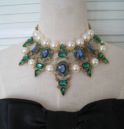 Collana girocollo zara - collana, perle