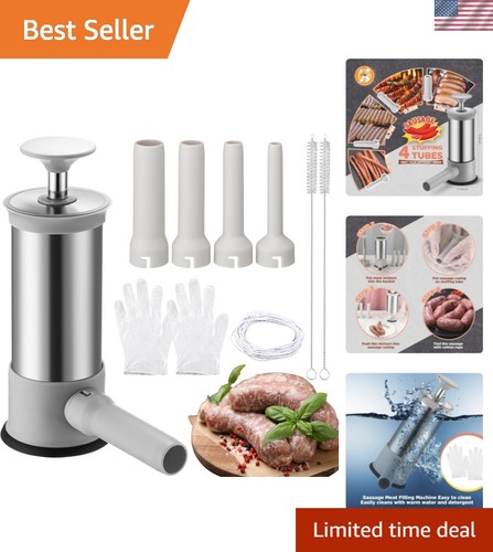 Macchina tampone salsiccia con - macchina,