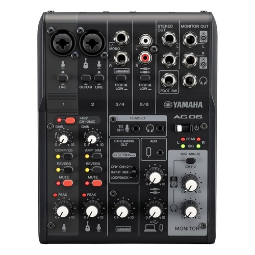Yamaha ag06mk2 mixer live - ag06mk2, b