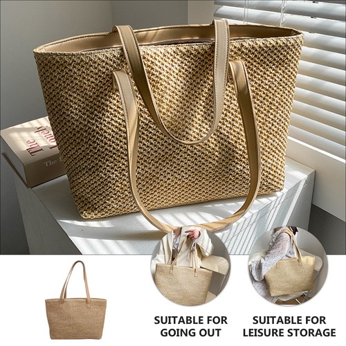 Borsa mare paglia grande - ,