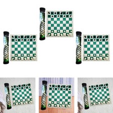 Set di scacchi da viaggio, giochi da tavolo educativi, scacchiera arrotolabile