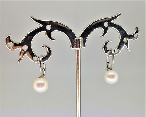 Orecchini donna oro bianco - orecchini,