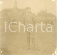 1915 BERLIN TREPTOW WWI Ufficiale tedesco in divisa *Fotografia cm 7 x 7