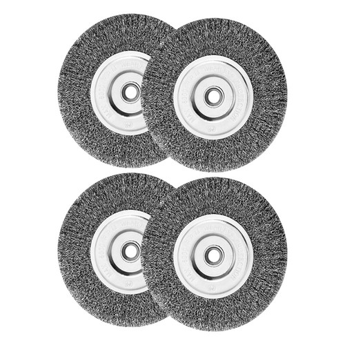 Spazzola ruota filo - 6in, per