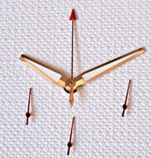 Valjoux 7750 set sfere rosé luminos bianco (tritium) 14 mm sferini rossi 5 mm