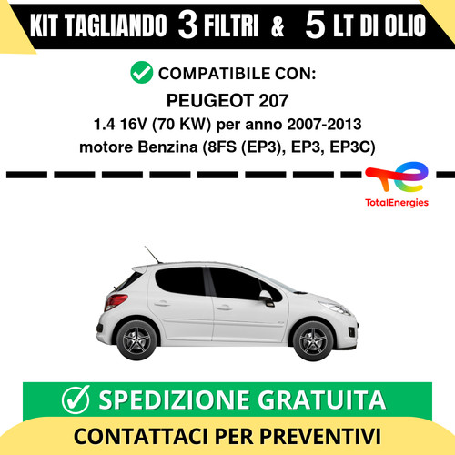 Tagliando per peugeot 207 - tagliando,