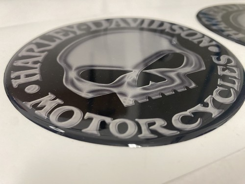 Adesivi rilievo harley - 3d,