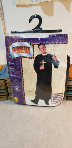 Costume halloween adulto prete - halloween,