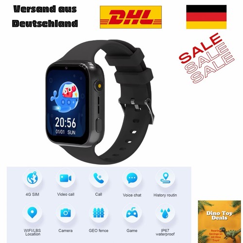 Smartwatch nero bambini con - 4g,