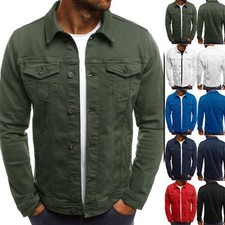 Giacca denim uomo vestibilità