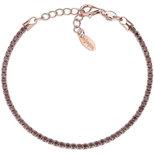 Bracciale tennis argento rosè - bracciale,