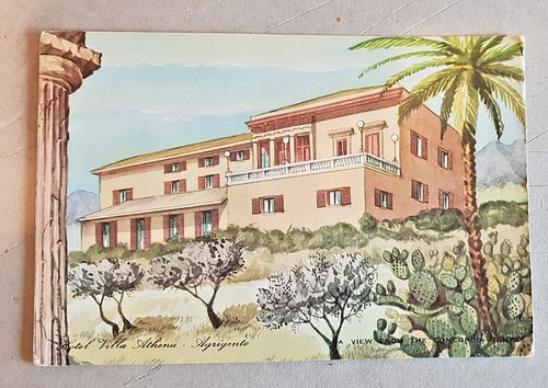 Cartolina agrigento hotel - cartolina,