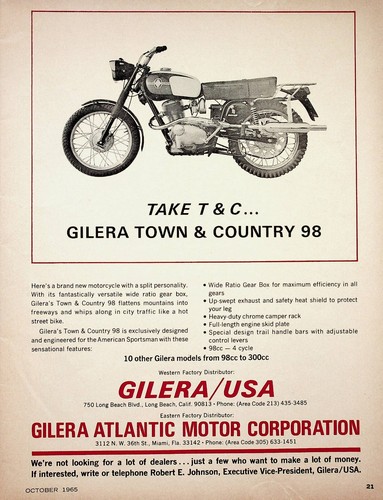 Motocicletta gilera 1965 - gilera,