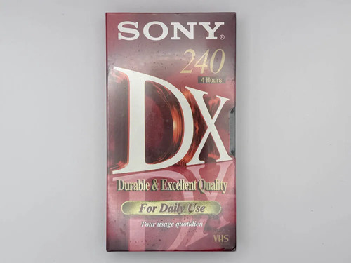 Sony videocassetta vhs dx240 - sony,