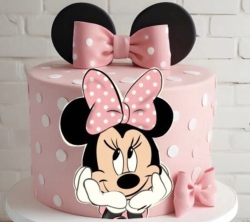 Torta scenografica minnie - torta,