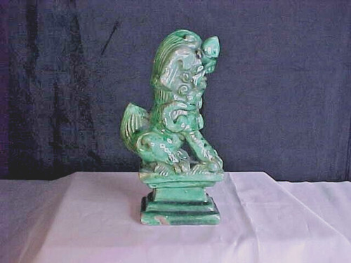 Statua terracotta cane - in, foo