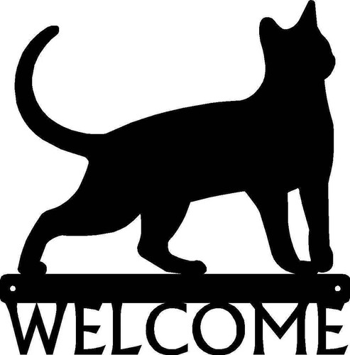 Insegna benvenuto cat - #17,
