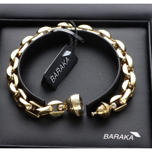 Baraka bracciale uomo in - bracciale, oro