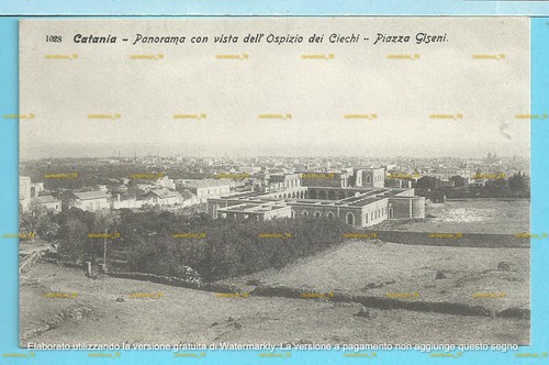 Cartolina catania panorama - cartolina,