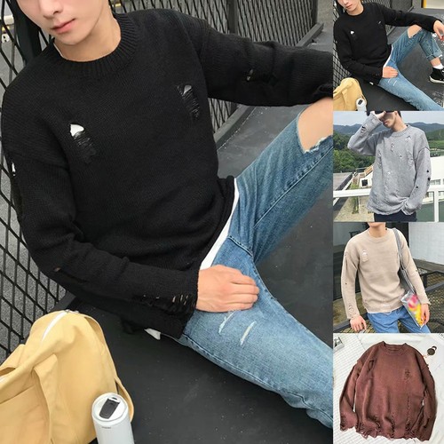 Maglione uomo alla moda collo
