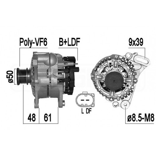Alternatore per seat cordoba - alternatore,