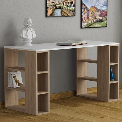 Scrivania con libreria - scrivania,