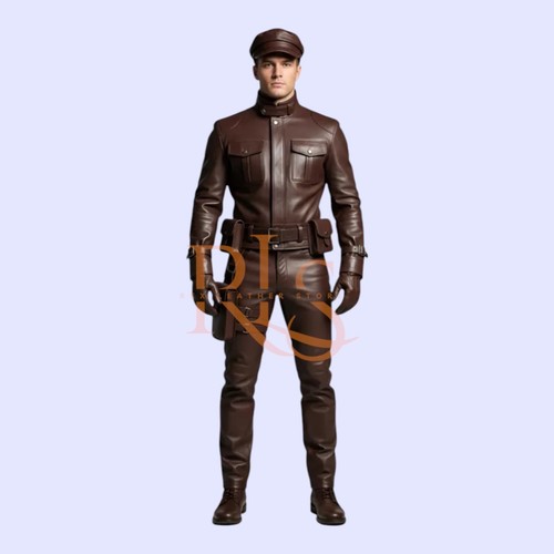 Costume militare uomo pelle - , di