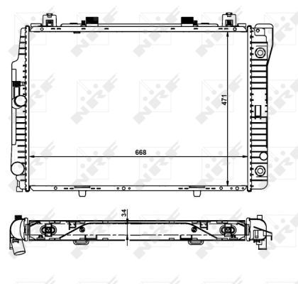 Radiatore mercedes classe - mercedes,