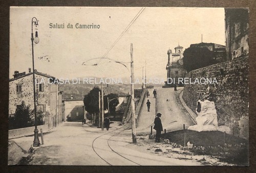 Cartolina camerino saluti - cartolina,