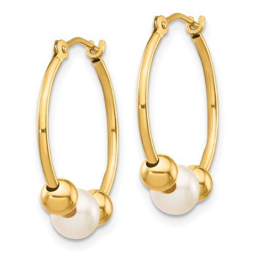 Orecchio cerchio 14k 6mm - cerchio,