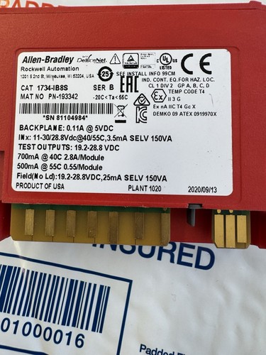Allen bradley 1734 ib8s - allen-bradley, 1734-ib8s/b
