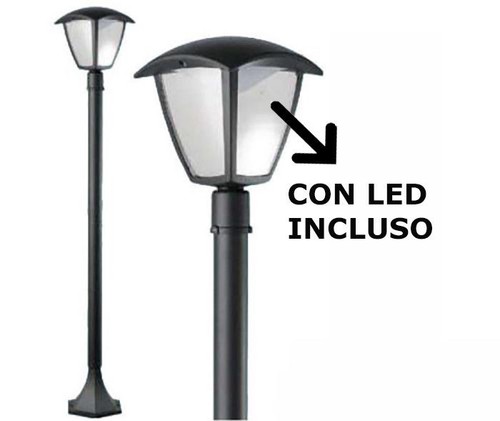 Lampione palo selene - lampione,