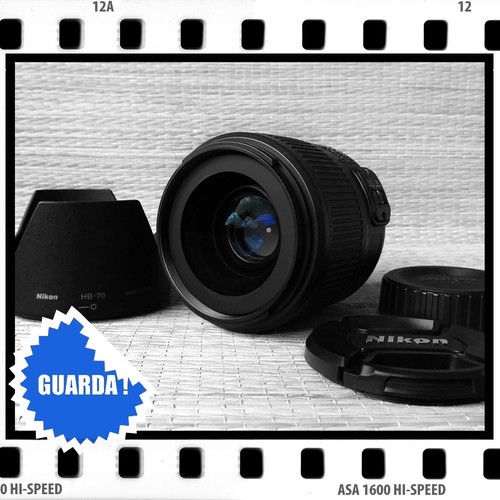 Nikon nikkor 35mm - af-s, f/1.8