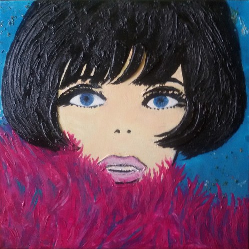Pop art quadro valentina - quadro,