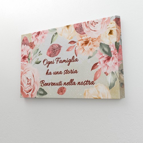 Quadro moderno con frase sulla - con,