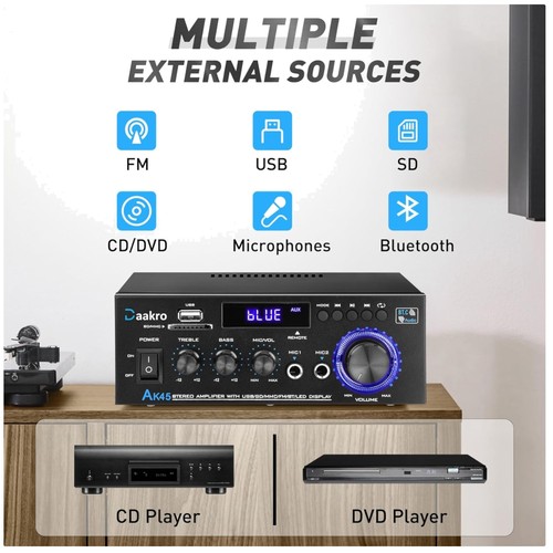 Amplificatore audio stereo - amplificatore,