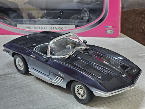 Corvette mako shark 1961 blu - corvette,
