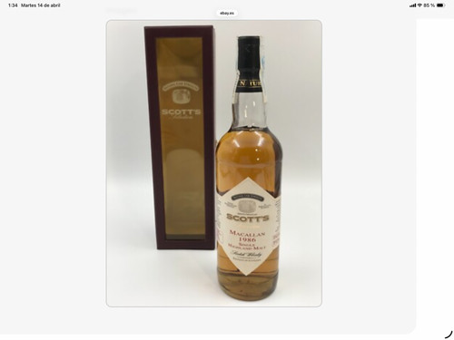 Whisky macallan 1986 scott - whisky,