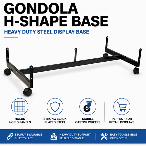 Gondola base nera - forma, di