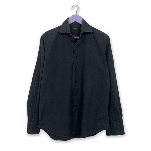 Camicia valentino nera tinta - valentino,