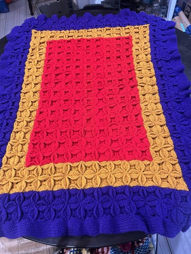 Coperta afgana vintage fatta - , a