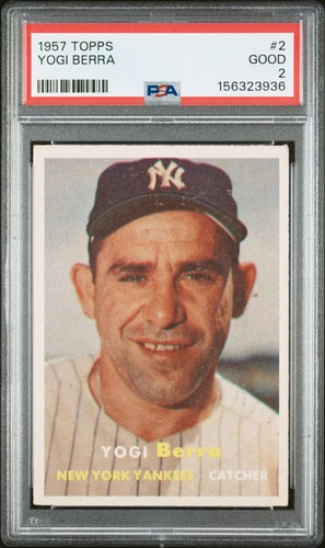 Yogi berra 1957 topps - yogi, 2