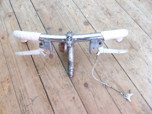 Ancien guidon velo - ancien, chromé