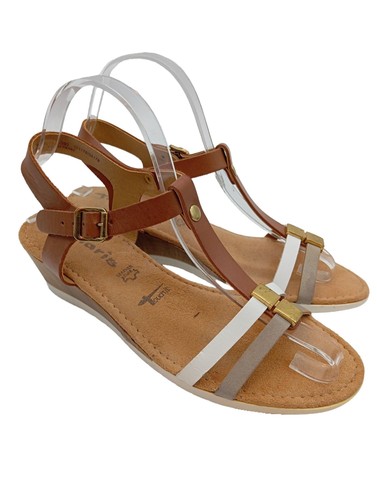 Tamaris sandalo zeppa - a, donna