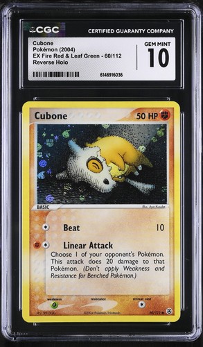 Cgc gem mint cubone 112 - cgc,