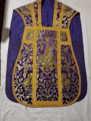 Antica pianeta viola tessuto - antica,