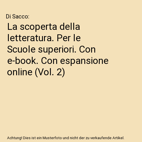Scoperta della letteratura - della,