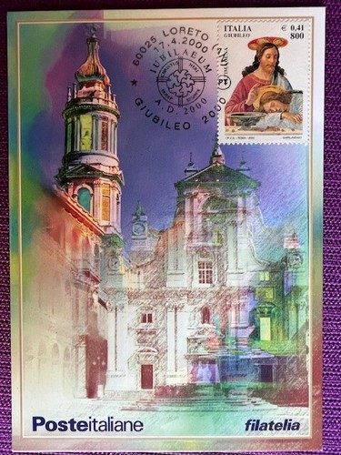 Italia 2000 cartolina - italia, giubileo